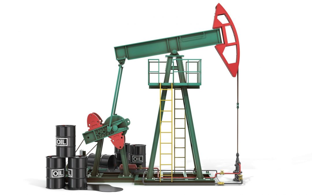 oil pump and oil barrels
